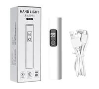 Mini UV Nail Lamp - 400 mAh Rechargeable Nail Curing Pen | Portable Cordless UV Nāil Lamp with 2 Timers & Display | Handy LED Lämp for Nāil Extensions, Rhinestone Glue & Gel Nails, USB-C