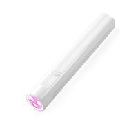 Mini UV Nail Lamp for Gel Nails, Lightweight Flash Cure Lamp for DIY Nail Art at Home and Travel, Sleek Design, Portable, Skin-Friendly, White