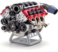 Mini V8 Engine Kits That Runs, V8 Model Engine Kit Cison Engine MAD RC Engine Model Kits for Adults to Build, Plastic Model Suitable for Car AX90104 SCX10Ⅱ Capra VS4-10 Pro/Ultra (V8 I)