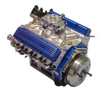 Mini V8 Engine - Mini V8 Engine Model Kit | Home Display Decoration For Men Mechanical Enthusias | Educational Experiment | Features Augmented Reality | Realistic Motor Model Building