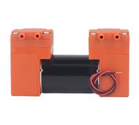 Mini Vacuum Pump 10W 2800RPM Aluminum Alloy Micro Diaphragm Pump, High Efficiency 18L/min Air Flow, Oil Free Maintenance Free for Gas Analysis Instruments and Lab (12V)