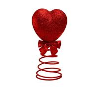 Mini Valentine's Day Sparkly Heart Shaped Tree Top Decoration With Spiral Decorative Band Featuring A Plush Heart Shaped Tree Top Suitable For Home Decoration Car Hanging Decorations (B, One Size)