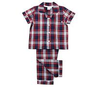 Mini Vanilla London Boys Cotton Red Check Traditional Pyjamas: 100% luxury cotton boys Pyjamas in ages 1 to 10 years (2-3 years)