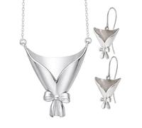 Mini Vase Flower Pendant - Exquisite Bouquet Pendant For Real Or Dried Flowers | Women's DIY Jewelry Gift Set | Mini Flower Vase Necklace, Metal, 4.5x3cm, 40g, Wear Their Love In Your Heart