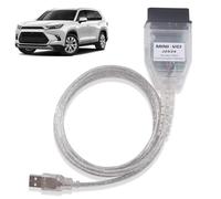 MINI VCI J2534 Cable Fit for Toyota Techstream-Latest Version V18.00.008,OBD2 to USB Diagnostic & Reprogramming Cable Fit for Toyota Lexus Scion Vehicles Work with Windows XP Win7 Win10 32/64 bit