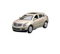 Mini Vehicles Toys 1/43 Cadillac SRX SUV Diecast Metal Toy Car Model Vehicle Miniature Adults Boys Girls Birthday Ideas Simulation Vehicle Playset(White)