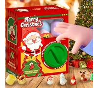 Mini Vending Machine Kids Toys, Christmas Claw Machine with 6 Prizes Balls, Christmas Egg Twist Toy, Fun Interactive Party Game, Creative Christmas Stocking Filler Gift for Kids