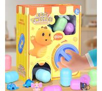 Mini Vending Machine Kids Toys, Claw Machine Dragon Egg Twist Toy, Surprise Blind-box Eggs with Toys Inside, Creative Vending Machine Toy for Kids Birthdays Halloween Christmas Easter Egg Hunt Gift