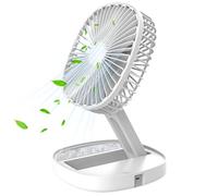 Mini Ventilatore Portatile - Mini Portatile Ventilatore Da Scrivania Con Clip | Regolazione Flessibile USB dispositivo Di Raffreddamento Ricaricabile Per La Camera Da Letto Office Travel Home
