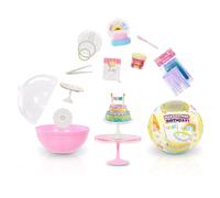 Mini Verse Make It Mini Birthday - Assorted (Pack of 1) - Each Ball Comes With Realistic Mini Items to Make Your Own Party Essentials, Matching One of Three Party Themes: Rainbow, Dino, and Tropical
