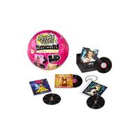 MGA’s Miniverse Real Music Mini Vinyl Records - 4 Playable Mini Records with Sleeves, Storage Crate and Keychain, Compatible with Miniverse Record Player, Suitable for Ages 8+ Years