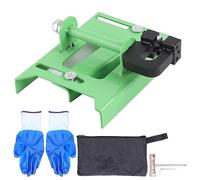 Mini Vertical Chainsaw Mill Planking Milling Bar Lumber Cutting Guide System Attachment Tools for Woodworkers Carpenters Green Steel Aluminum 15x20 5cm 2452g