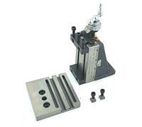 Mini Vertical Milling Slide with Base Plate- Direct Mounting on 7 x 14 Mini Lathe Machine ((Fixed Type- with Clamps))