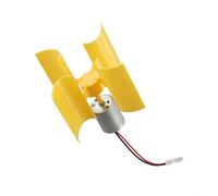 Mini Vertical Wind Turbine Generator Kit, Small Motor Wind Blades Generator, 1W 8V with Small DC Motor for Physics Experiment