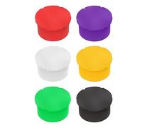 Mini Vials Caps - 6 Piece Multipurpose Labware Lids, Caps For Glass Vials | For Lids Quick Organization Identification Industrial Scientific Oil | Laboratory Glass Vial Protective Cap