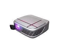 Mini Video Projector,Projector Stand Dlp Projector Automatic Keystone Correction 6300 Lume WiFi Wireless Screen LED 3D Home Theater with Rechargeable Battery Stereo Speakers good