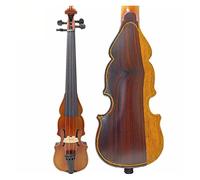 Mini Violin Baroque Handmade Violin 7 3/4 Nice And Clear Sound With The Even Grain Violin (Color : A)