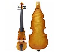 Mini Violin Baroque Handmade Violin 7 3/4 Nice And Clear Sound With The Even Grain Violin (Color : B)