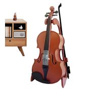 Mini Violin for Kids - Desktop Decor Instrument Model - Realistic Instrument Toy, Desktop Decor Model for Desk Bedside Bookshelf Display Cabinet
