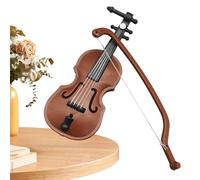 Mini Violin Toy Polished Collectible Mini Instrument Model