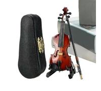 Mini Violin with Sad Music 5 Inch Doll House Decoration