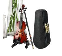 Mini Violin with Sad Music 5 Inch Table Decoration Model