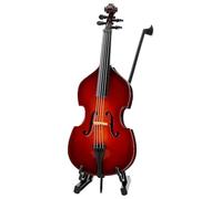 Mini Violins Model Handcrafted Wooden Musical Instrument Sculpture