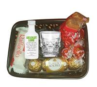 Mini Vodka 50ml Gift Shot Glass Chocolates (Absolut Lime)