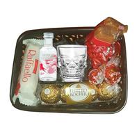 Mini Vodka 50ml Gift Shot Glass Chocolates (Absolut Raspberri)
