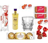 Mini Vodka 50ml Gift Shot Glass Chocolates (Au Black Grape)