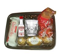 Mini Vodka 50ml Gift Shot Glass Chocolates (Smirnoff Peppermint Twist)