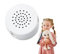 Mini Voice Recorder for Teddy, Compact Sound Recorder Button Box, Recordable Voice Device for Plush Toys & DIY Gifts, White Column Voice Recorder Sound Box (30-Second)