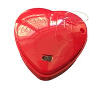 Mini Voice Recorder - Heart-Shaped Voice Recorder Stuffed Animal Insert Recordable Plush Toy Accessories for Teens Adults Bedtime Home