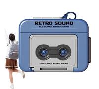 Mini Voice Recorder Keychain - Retro Recorder Charm With Music - Record Love Words, Music Or Other Sounds - Portable Miniature Cassettes Player Recordable Retro Mini Cassette Tapes Player Keychain