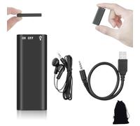 Mini Voice Recorder - Smart Sound Capture, Capture Every Sound with Smart, Compact Precision & Easy to Use, 15-Hr Long Battery Life for Lectures & Meetings (32-GB)