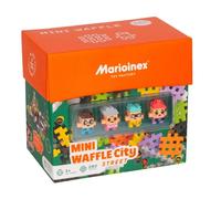 Marioinex Mini Waffle City Street Blocks, 248 Pieces, 4 Figures, Foam Building Blocks, Children, Waffle Blocks, Building Blocks, Sensory Toy, Construction Toy, Standard Title