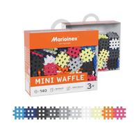 Marioinex Mini Waffle Building Blocks Set 2 Construction Game 140 Pieces Clear Kids
