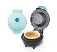 Mini Waffle Maker - Electric 4-Inch Non-Stick Waffle Bowl Maker with 350W Power, Compact Design for Easy Cleaning, Ideal for Homemade Ice Cream Cups