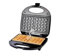 Mini Waffle Maker Homemade Electric Waffle Iron Machine 750W with Deep Fill Plates, No-stick Coating Aluminium Plate, Sweet Savoury, Locking Clasp, Adjustable Temperature Control