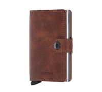 Mini Wallet Brown-Mini Wallets Vintage Brown