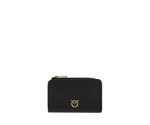 Mini Wallet Vitello Seta - female - PINKO - Wallets & Cardholders - Black - ONE SIZE - Accessories ONE SIZE