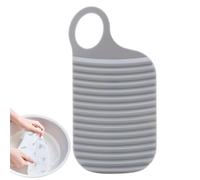 Mini Wash Board - 18.5x9.5x1cm Hand Scrub Washer, Foldable Laundry Cleaning Tool | Great Value Portable Ergonomic Board for Dorms Travel Camping Apartments Rooms