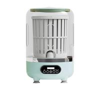 Mini Washer - Portable Laundry Device 3 Program Settings for Garments, Compact Cleaning Machine with Removable Spin Basket, Travel Appliance for Camping Bathroom Baby Clothing 10.04 Inches