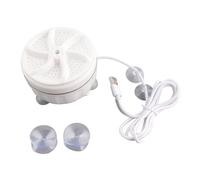 Mini Washer Portable Washing Machine USB Powered Mini Turbo Washing Machine Deep Cleaning of Underwear Baby Clothes and Small Clothes for Travel Business Trip (One way washing)