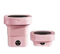Mini Washer Portable Washing Machine With Dehydration Basket Foldable For Apartment & Tiny Spaces - 13L/3.43GAL 15L/3.96GAL 16L/4.22GAL(Pink,20x28cm/8x11in)