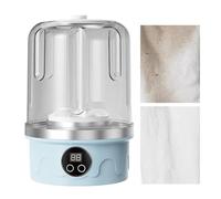 Mini Washing Machine - 14.2x21.2cm Compact Washer, ABS PC babyy Clothes, Silent Efficient Device with Soak Gentle Strong Modes for Socks | Lightweight Portable Laundry Machine for Travel