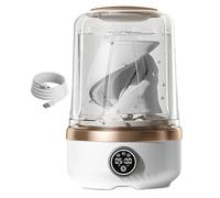 Mini Washing Machine - 15.1x23cm Travel Washer | Portable USB Rechargeable Sock Cleaner - 2L, 3 Gear, For Apartment Camping Travel Home Dormitory, ABS+PC+Silicone+Electronic Components