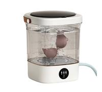 Mini Washing Machine - 3 Gears 12L Laundry Washer - Modern Slip Washing Machine | For Socks, Towels, Bras, Underwear, Home, Camping, Travel, Home, College Dorm