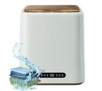 Mini Washing Machine, 7L 4Kg 2-In-1 Fully Automatic Underwear Dryer with Telescopic Drain Pipe, Four Modes and Stainless Steel Inner Barrel, Deep Cleaning for Underwear, for Baby Clothes