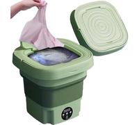 Mini Washing Machine, 8L Foldable Mini Washing Machine, for Socks Small Washing Machine Efficient Small Laundry Buckets Lazy Person Washing Machine, Laundry Buckets,2